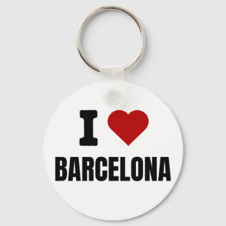 I love Barcelona - I heart Barcelona Spain Sleutelhanger