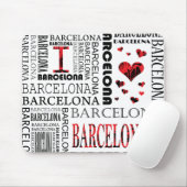 I Love Barcelona Mousepad Muismat (Met muis)