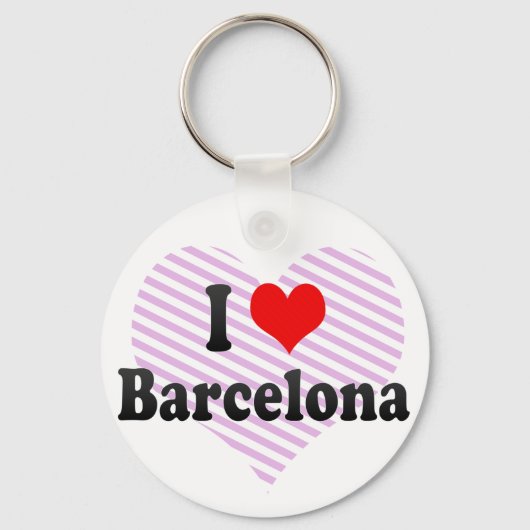 I Love Barcelona, Spanje Sleutelhanger (Voorkant)