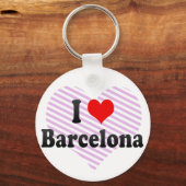 I Love Barcelona, Spanje Sleutelhanger (Voorkant)
