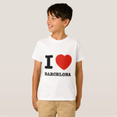 I Love Barcelona T-shirt (Voorkant volledig)