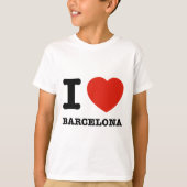 I Love Barcelona T-shirt (Voorkant)