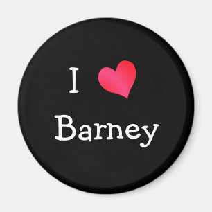 I Love Barney Magneet