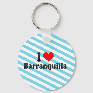 I Love Barranquilla, Colombia Sleutelhanger