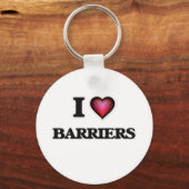 I Love Barriers Sleutelhanger (Voorkant)