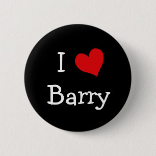 I Love Barry Ronde Button 5,7 Cm