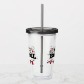 I Love Baseball Acryltumbler Acryl Drinkbeker (Rechts)