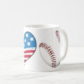 I Love BASEBALL mok (Voorkant rechts)