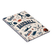 I Love Baseball Notebook & Journal | Baseball Dad Notitieboek (Rechterzijde)
