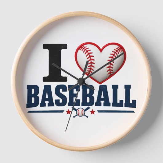 I Love Baseball Player & Baseball Room Decor Desig (Voorkant)