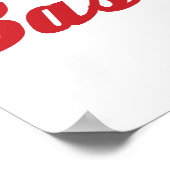 I Love Baseball Poster (Hoek)