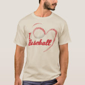 I Love Baseball T-Shirt (Voorkant)