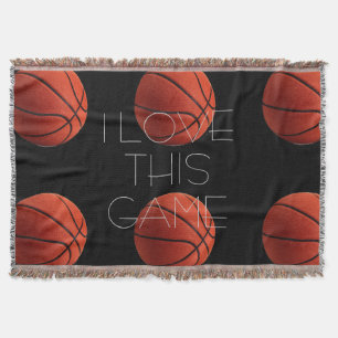I Love Basketball Close Deken
