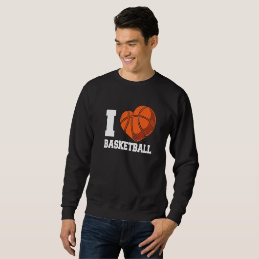 I Love Basketball Coach Match Team Player   Trui (Voorkant volledig)