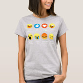 I Love Basketball Emoji Emoticon Graphic Tee Shirt (Voorkant)