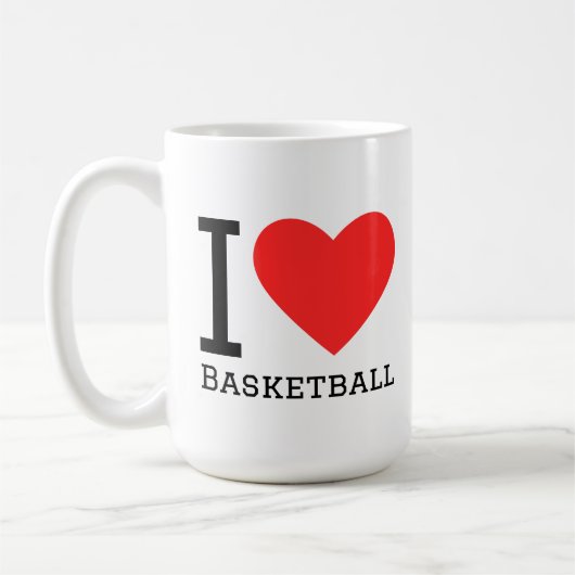 I love basketball koffiemok (Links)