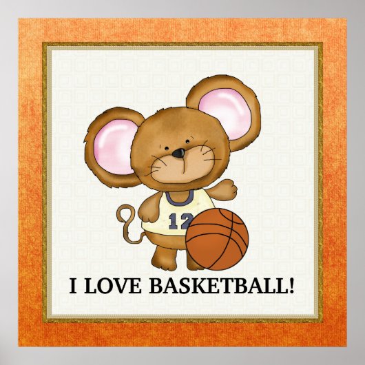 I Love Basketball poster (Voorkant)