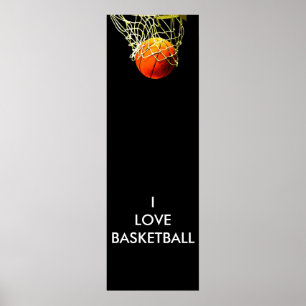 I Love Basketball Poster