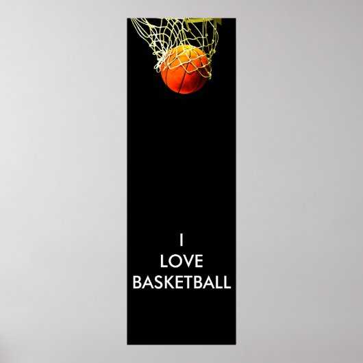 I Love Basketball Poster (Voorkant)