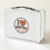 I Love Basketball School & Basketball Fan Design (Achterkant)