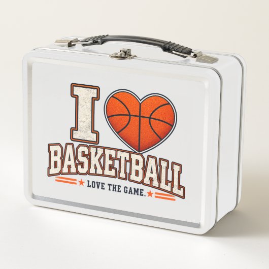 I Love Basketball School & Basketball Fan Design (Voorkant)