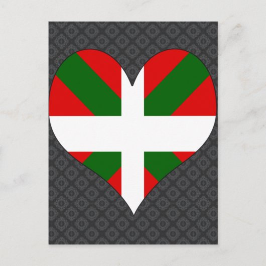 I Love Basque Briefkaart (Voorkant)