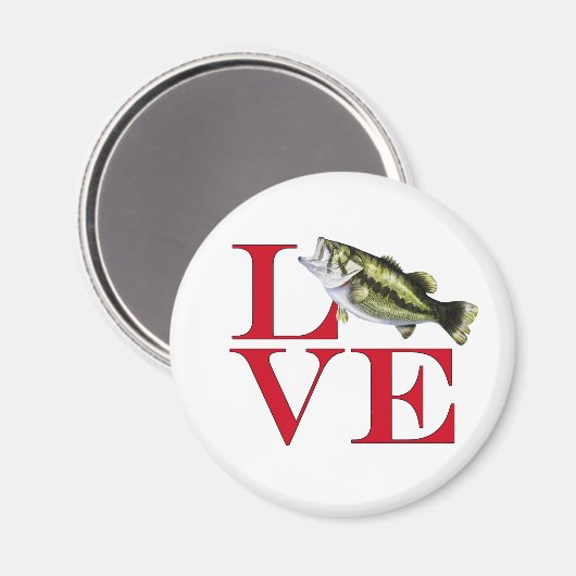 I Love Bass Magneet (Voorkant / Achterkant)