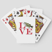 I Love Bass Pokerkaarten (Achterkant)