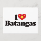 I Love Batangas Briefkaart (Voorkant)