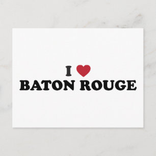 I Love Baton Rouge Louisiana Briefkaart