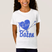 I Love Baton T-shirt (Voorkant)