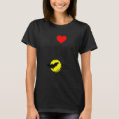 I Love Bats I Heart Bats Vampire Bat lover Chiropt T-shirt (Voorkant)