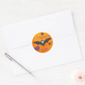 I Love Bats Stickers voor Halloween (Envelop)