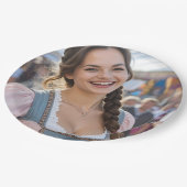 I LOVE BAVARIA - Paper Plate Papieren Bordje (Gekanteld)