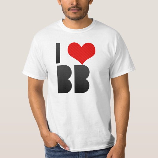 I Love BB T-shirt (Voorkant)