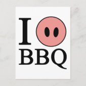 I Love BBQ Briefkaart (Voorkant)