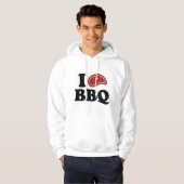 I Love BBQ Hoodie (Voorkant volledig)
