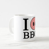 I Love BBQ Koffiemok (Voorkant links)