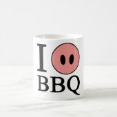I Love BBQ Koffiemok (Center)