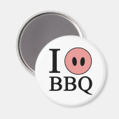 I Love BBQ Magneet (Voorkant / Achterkant)