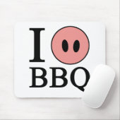 I Love BBQ Muismat (Met muis)