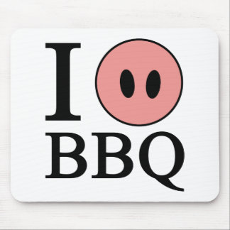 I Love BBQ Muismat