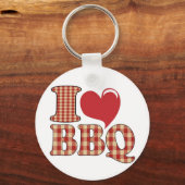 I Love BBQ Sleutelhanger (Voorkant)