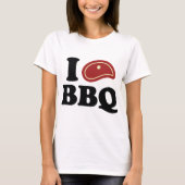 I Love BBQ T-shirt (Voorkant)