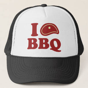 I Love BBQ Trucker Pet