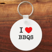 I Love Bbqs Sleutelhanger (Voorkant)