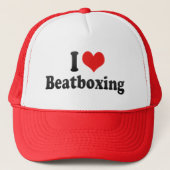 I Love Beatboxing Trucker Pet (Voorkant)