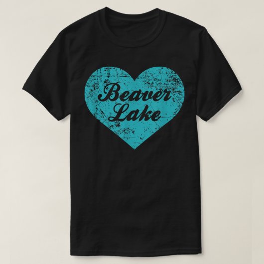 I Love Beaver Lake, Arkansas Camping Gift T-shirt (Design voorkant)