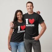 I Love Beavers, Beste Beaver liefhebber cadeau T-shirt (Unisex)