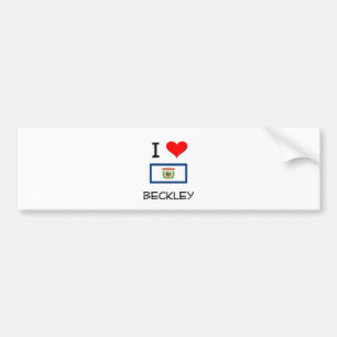 I Love Beckley West Virginia Bumpersticker